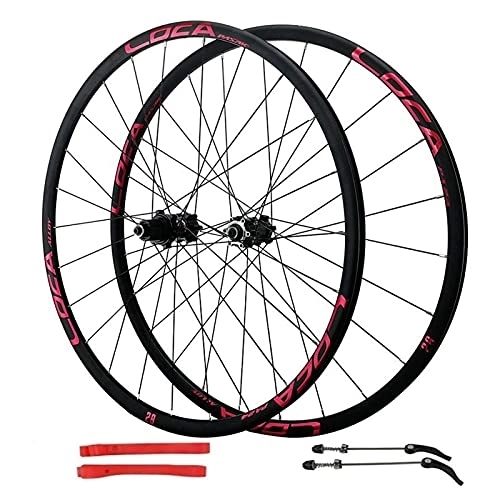 Mountain Bike Wheel : cvhtroe MTB Cycling Wheels 700C 27.5 Inch, Double Wall Quick Release 24 Hole Disc Brake Hybrid / Mountain Rim 8 Speed
