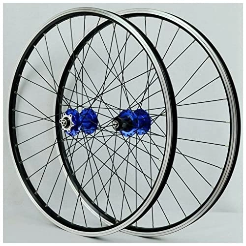 Mountain Bike Wheel : cvhtroe V Brake MTB Bike Wheels 26 / 27.5 / 29 Inch, Double Wall Aluminum Alloy Hybrid / Mountain Rim Wheelset 32 Holes for 7 / 8 / 9 / 10 / 11 Speed