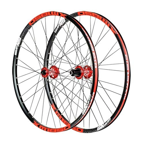 Mountain Bike Wheel : CWYP-MS Bike Wheelset, 26 / 27.5 Inch Mountain Bike Wheels Disc Brake Ultralight Alloy MTB Rim Fast Release 32 Holes 8 / 9 / 10 / 11 Speed (Size : 27.5in)