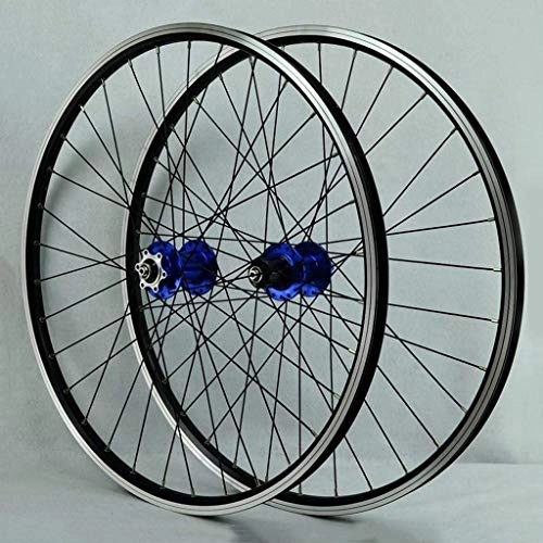 Mountain Bike Wheel : CWYP-MS MTB Bike Wheelset, 26 Inch Double Wall Aluminum Alloy Disc / V Brake Bearings Hub Hybrid / Mountain Rim 7 / 8 / 9 / 10 / 11 Speed Wheels