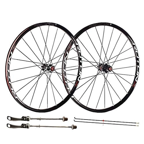 Mountain Bike Wheel : Cycling Wheels for 26 27.5 29 inch Mountain Bike Wheelset, Alloy Double Wall Quick Release Disc Brake 7 8 9 10 11 Speed (Color : B, Size : 29inch)