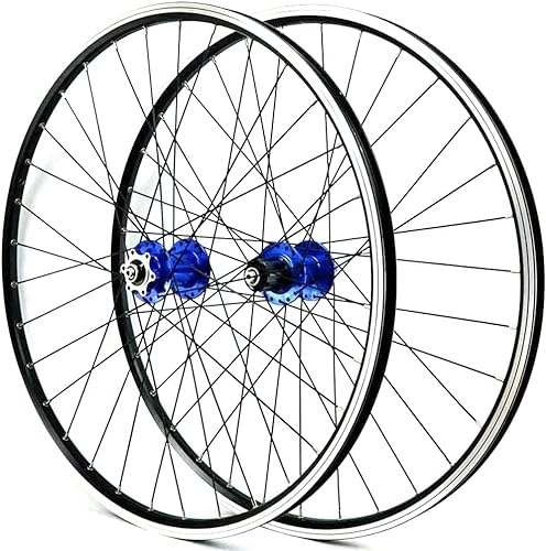 Mountain Bike Wheel : Cycling Wheels Mountain Bike Bicycle Quick Release WheelMountain Bike Wheel Pair 26'' Rim V / Disc Brake Hub 32 Hole Wheelsets