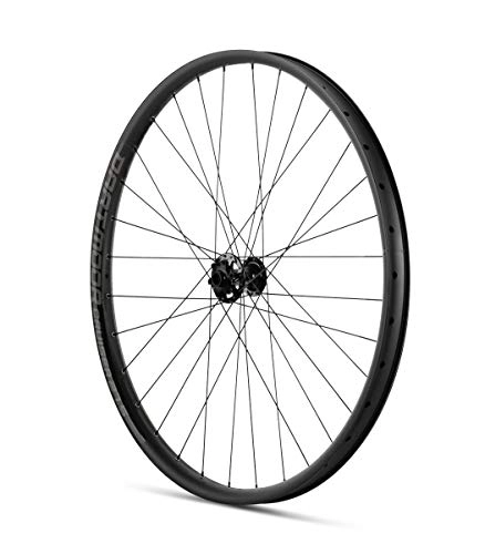 Mountain Bike Wheel : DARTMOOR Cruiser 27.5 Inches, Boost, 110 x 15 mm, 32H, Tubeless Ready Front Wheel MTB Unisex Adult, Black