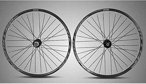 Mountain Bike Wheel : DGHJK Mountain Bike Wheel 27.5 / 29 inches, Double-Walled Cassette hub Bicycle wheelset discbrake Hybrid Fast Release 32 Holes 8, 9, 10, 11 Speed