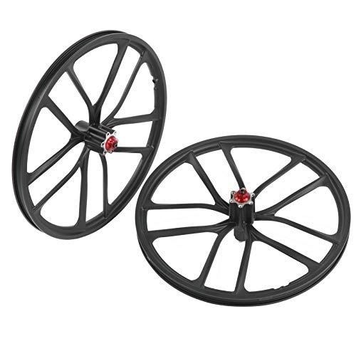 Mountain Bike Wheel : Disc Brake Wheel, Casette Wheel Set DIY Installation Black Professional Stable Performance for Mountain Bike