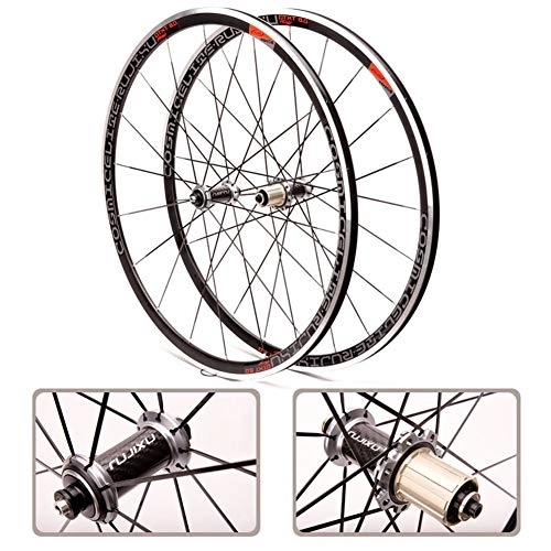 Mountain Bike Wheel : dl 28" Mountain MTB Bike Wheel Set Disc Rim Brake Double Wall Rims Sealed Bearings For 8-11 Speed Cassette Flywheel Bicycle Wheel 39 Holes, Titanium