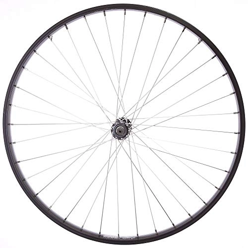 Mountain Bike Wheel : FireCloud Cycles Front 26" MOUNTAIN BIKE WHEEL, QUICK RELEASE HUB, BLACK RIM, etro 559X20