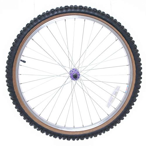 Mountain Bike Wheel : FireCloud Cycles Front SILVER 24" MOUNTAIN Q / R BIKE WHEEL - (Rim braking) Includes 2.10" TYRE