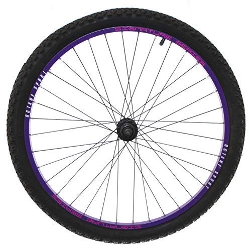 Mountain Bike Wheel : FireCloud Cycles OCTANE Front PURPLE 24" MOUNTAIN BIKE WHEEL - (Disc) Includes 1.95" TYRE