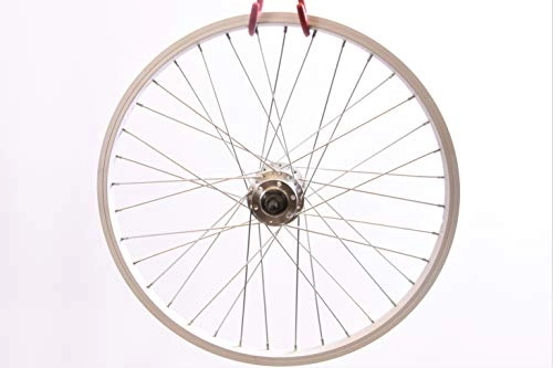 Mountain Bike Wheel : FOLDING BIKE 20x 1.75 (406-20) DISC BRAKE FRONT WHEEL ALLOY HUB SILVER RIM AS WELL AS FOLDERS THESE SUIT BMX AND 20 JUNIOR BIKES