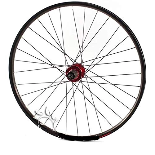 Mountain Bike Wheel : FREEDOH Mountain Bike Wheel Set 26 Inch 32 Holes 6061 Aluminum Alloy Disc Brakes Quick Release Wheelset MTB Cycling Front / Rear Wheels, Rear Red