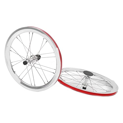 Mountain Bike Wheel : FRZY Mountain Bike Wheels Stable, well-made wheels ideal for folding bikes Silver