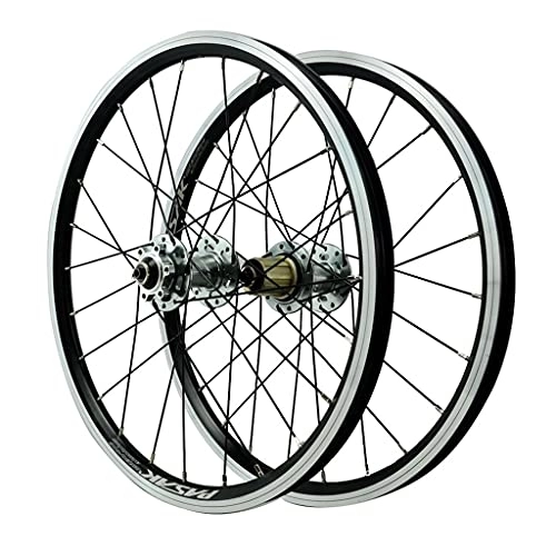Mountain Bike Wheel : GAOZHE 20 Inch Mountain Bike Wheels Quick Release MTB Bike Wheel Set V Brake / Disc Brake / Rim Brake Double Walled Aluminum Alloy MTB Rim 7 8 9 10 11 12 Speed Sealed Bearings