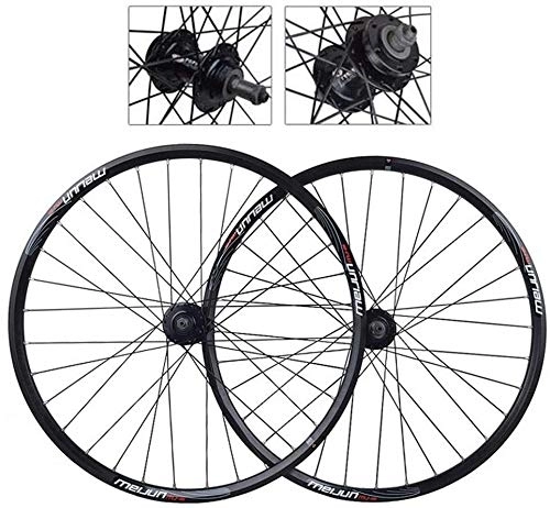 Mountain Bike Wheel : GDD Cycle Wheel 20 / 26 Inch Bike Wheelset MTB Bicycle Rear Wheel Double Walled Aluminum Alloy Mountain Bike Wheels Disc Brake Quick Release Bicycle (Color : 20in)