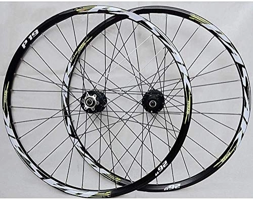 Mountain Bike Wheel : GDD Cycle Wheel Wheel Disc Brake MTB Bike Wheel Set 26 Inch 27.5 Inch 29 Inch Card Wheel Mountain Bike (Color : #2, Size : 26inch)