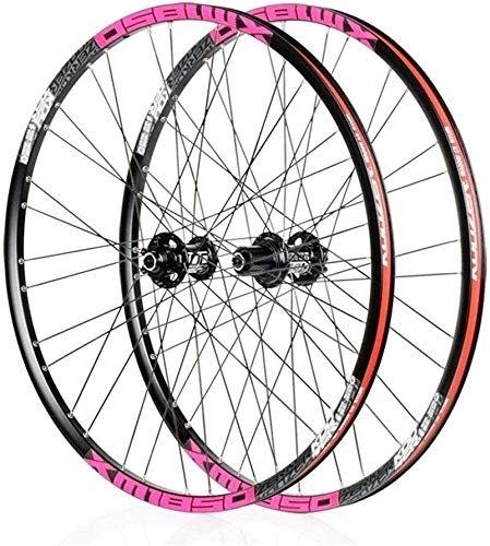 Mountain Bike Wheel : GDD Cycle Wheel Wheels Cyclists MTB, Pair Of Bicycle Wheels 26" / 27.5" Disc Brake Quick Release Wheels Bicycle Mountain Rims Aluminum Alloy 32H 8-11 Speeds (Size : 26in)