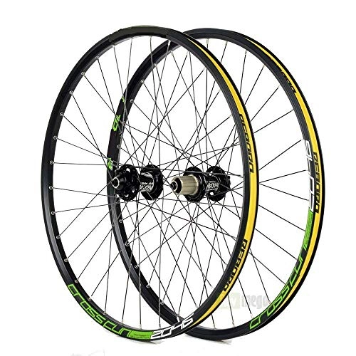Mountain Bike Wheel : Gimitunus 26" Wheelset Mountain Bike Disc MTB Road Wheels (Color : Black)
