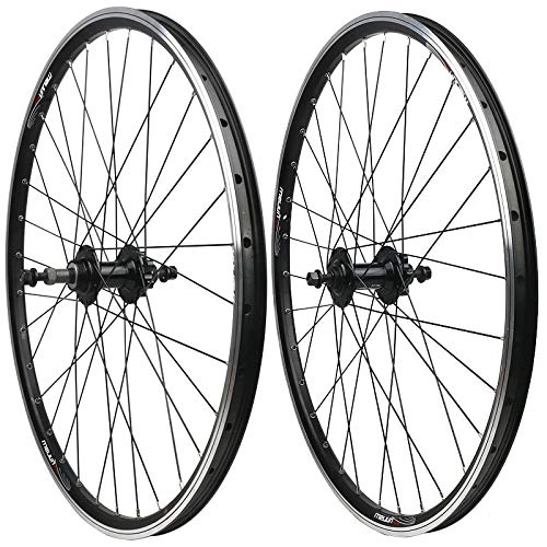 Mountain Bike Wheel : GJZhuan 26" Mountain Bike Wheelset, Double-Walled Aluminum Alloy Bicycle Wheels V-Brake / Disc Brake Rim 32 Holes Bike Front and Rear Wheel (Size : V / disc brake)