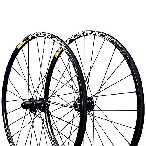 Mountain Bike Wheel : GJZhuan 27.5" / 29" Mountain Bike Wheelset Double Walled Aluminum Alloy Rim Disc Brake Carbon Fiber Hub TA / QR 304 Stainless Steel ED Spokes 7 / 8 / 9 / 10 / 11 / 12 Speed (Color : Black, Size : TA)