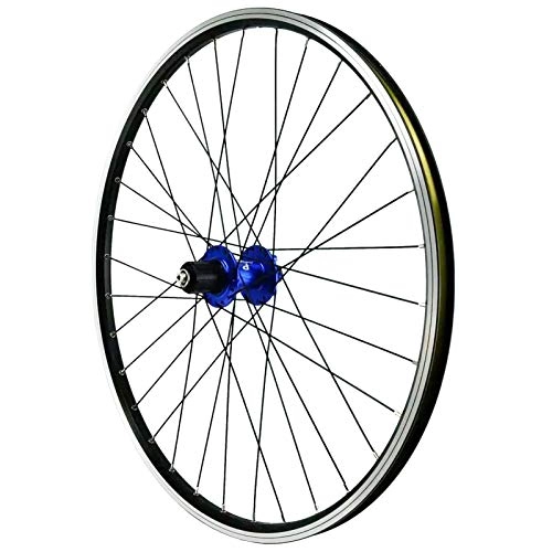 Mountain Bike Wheel : GJZhuan Mountain Bike Rear Wheels 26 Inch 32Holes Disc / V Brake 6 Holes Center Lock MTB Bicycle Rear Wheels 4 Sealed Bearings 7 / 8 / 9 / 10 / 11 Speed (Color : Blue)