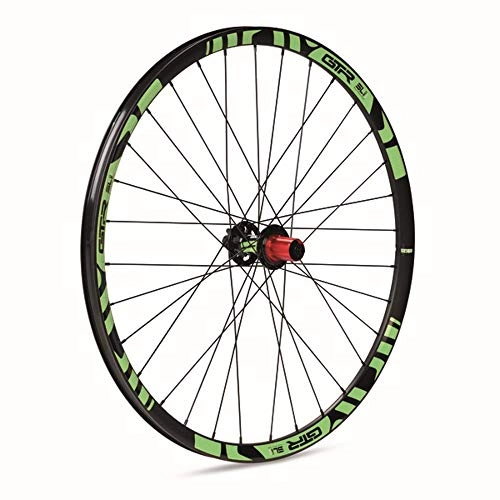 Mountain Bike Wheel : GTR SL Mountain Bike Rear Wheel Unisex Adult Green 27.5" x 20mm