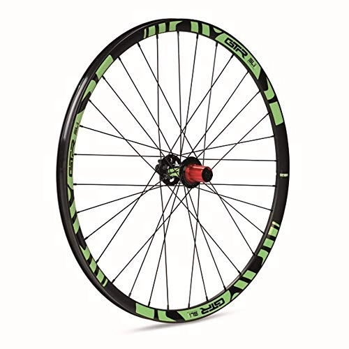 Mountain Bike Wheel : GTR SL Mountain Bike Rear Wheel Unisex Adult Green 27.5" x 35mm