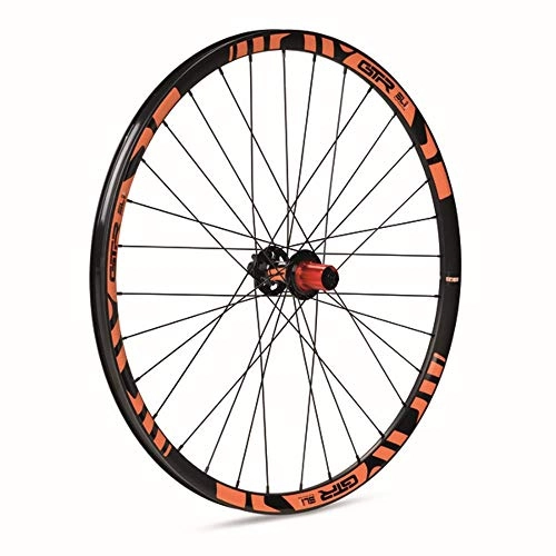 Mountain Bike Wheel : GTR SL MTB Front Wheel Unisex Adult Orange 27.5" x 35mm