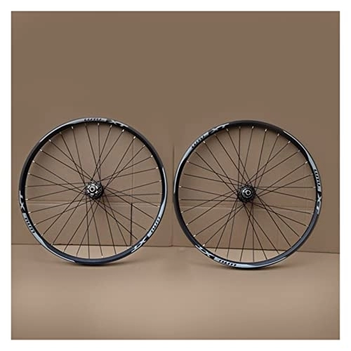 Mountain Bike Wheel : GUANMI Super Good Bike Wheelset MTB Mountain Bike 26 27.5 29er 32H Disc Brake 11 Speed 4 Bearings Bicycle Wheels Bike Part (Color : All black- 29)