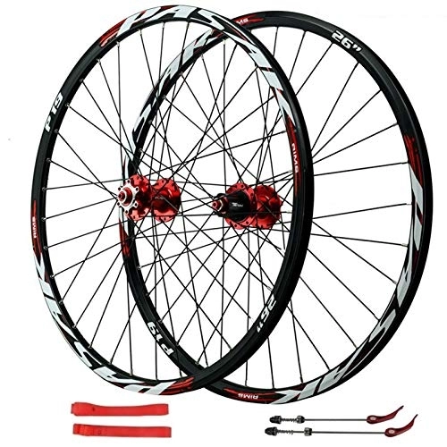 Mountain Bike Wheel : JAMCHE Mountain Bicycle Wheels 26 Inch Disc Brake Quick Release 27.5 Inch Cycling Rim for 8 / 9 / 10 / 11 / 12 Speed