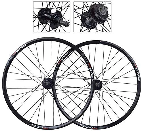 Mountain Bike Wheel : JYTFZD YUCHEN- Bike Wheel Tyres Spokes Rim 20 / 26 Inch MTB Bicycle Rear Wheel Double Walled Aluminum Alloy Mountain Bike Wheels Disc Brake Quick Release Bicycle Rim 7 8 9 Speed Cassette 32 Holes