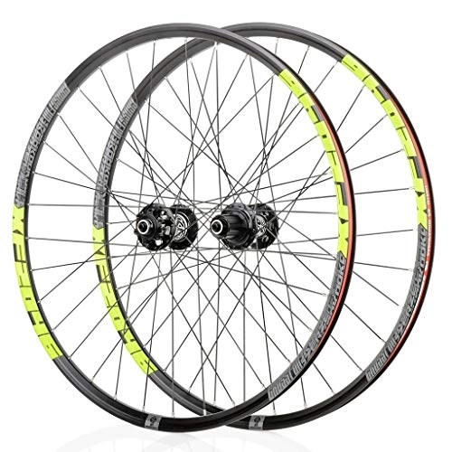 Mountain Bike Wheel : LBBL Bike Wheel MTB Bike REAR Wheel 26" 27.5" 29" Mag Alloy Wheelset V- Brake / Disc Rim Brake 8, 9, 10, 11, Speed Sealed Bearings Hub Quick Release 32 Hole (Color : F, Size : 29)