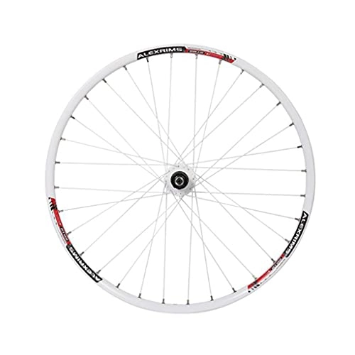 Mountain Bike Wheel : LDDLDG 26" Rear Wheel Mountain Bike, Carbon Hub MTB Wheels Quick Release Disc Brakes, 32H(Color:white)