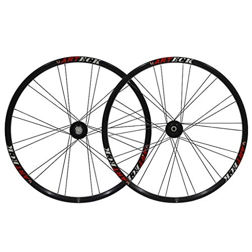 Mountain Bike Wheel : LHHL Components MTB Cycling Wheel 26 Inch Bicycle Wheelset 11 Speed Rims 559 Disc Brake Mountain Bike Wheel Sealed Bearing Hub QR For Cassette Flywheel (Color : Black, Size : 26INCH)