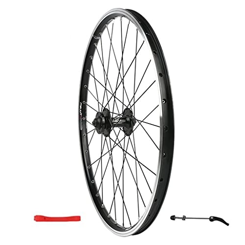 Mountain Bike Wheel : M-YN Front MTB Wheel 24" Quick Release V Brake 32H Mountain Bike Wheels, High Strength Aluminum Alloy Rim Black Bike Wheel