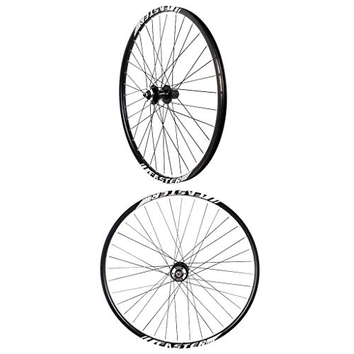Mountain Bike Wheel : MBZL 27.5 Inch Variable Speed Mountain Bike Aluminum Alloy Wheel Set Disc Brake Wheel Front And Rear Wheel Quick Release (Color : White)