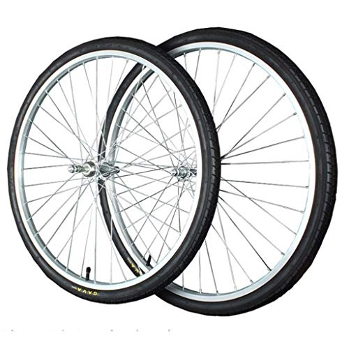 Mountain Bike Wheel : MBZL Bicycle Wheel Set 26 x 1.75 / 1.95 36H Single Speed Alloy Mountain Disc Double Wall