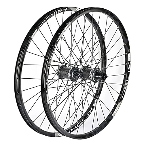 Mountain Bike Wheel : MGRH Mountain Wheelset 26 / 27.5 / 29 Inch MTB Bike Wheelset, Carbon Fiber Hub Wheel Double-walled Aluminum Alloy Rim Bike Wheel, Suitable 8-11 Speed 27.5 Inch