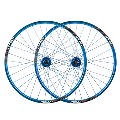 Mountain Bike Wheel : MJCDNB MTB Disc Brake Wheel Set 26 Inch Mountain Bike Bicycle Rims QR for 7 / 8 / 9 / 10 Speed Cassette 32 Spoke