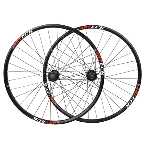 Mountain Bike Wheel : MJCDNB MTB Rim 26 Inch Bicycle Wheelset Double Wall Alloy Disc Brake Wheel Quick Release 7 / 8 / 9 / 10 Speed Cassette