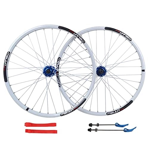 Mountain Bike Wheel : MJCDNB Quick Release Axles Bicycle Accessory MTB Bike Wheelset 26 Inch Disc Brake Cycling Wheels Double Wall Alloy Rim QR for Cassette Hub Bicycle 7-10 Speed 32H Road Bicycle Cyclocross Bike Wheel