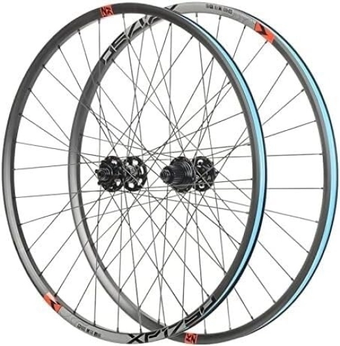 Mountain Bike Wheel : Mountain Bike Disc Brake Wheel Set 26 / 27.5 / 29 "quick Release Wheels, Bicycle Rims, 32H Wheels, Suitable For 12 Speeds Wheelsets (Color : Red, Size : 27.5inch)