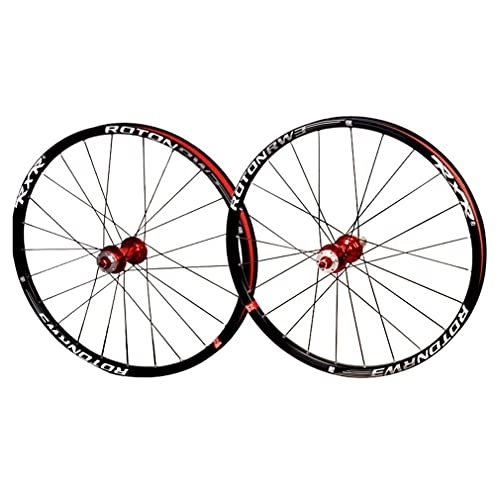 Mountain Bike Wheel : Mountain Bike Disc Brake Wheelset 26 / 27.5 / 29" Bicycle Rim MTB Quick Release Wheels 28H Hub For 7 / 8 / 9 / 10 / 11 Speed Cassette Flywheel 1841g (Size : 26'') (26)