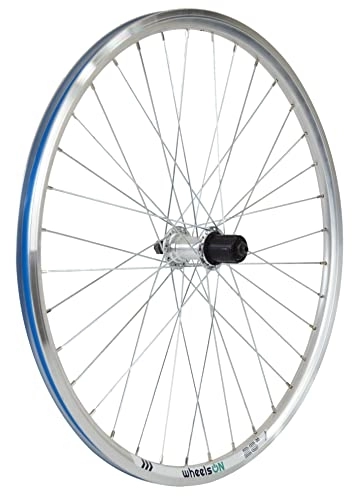 Mountain Bike Wheel : Mountain Bike Hybrid Rear Wheel 7 / 8 / 9 speed Hybrid / Mountain Bike Double Wall 36h Silver Rim Brake