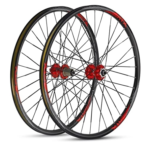 Mountain Bike Wheel : Mountain Bike Quick Release Wheelset 26" Bicycle Rim QR MTB Wheels 32H Disc Brake Hub For 7 / 8 / 9 / 10 / 11 Speed Cassette 1998g (Size : 26 inch) (26 inch)