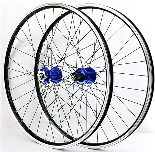 Mountain Bike Wheel : Mountain Bike Wheel Set 29 Inch Bicycle Rim V / disc Brake Wheel Set Quick Release Hub 32 Holes