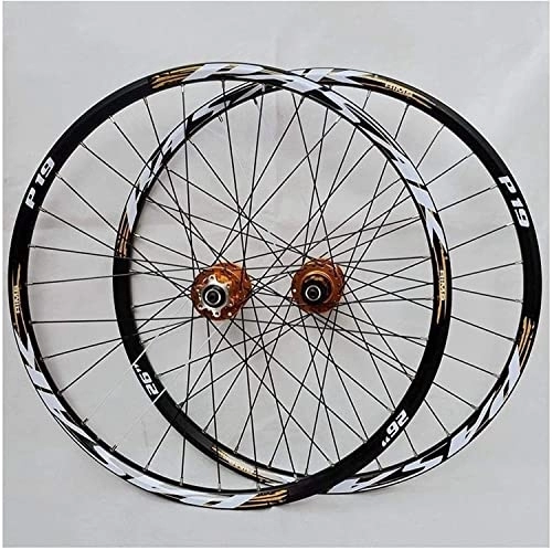 Mountain Bike Wheel : Mountain Bike Wheel Set, Dual Arm Aluminum Alloy Wheels, Disc Brakes, Six Pin Disc Brakes, 26 / 27.5 / 29inch (Size : 27.5 inch)