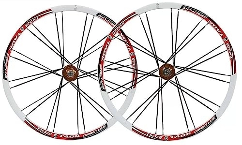 Mountain Bike Wheel : Mountain bike Wheels set 26 inch quick release bicycle wheelsets Aluminum straight pull hubs 6-bolt disc brakes Steel super flat spokes Suitable for 8 9 10 speed (Color : B)