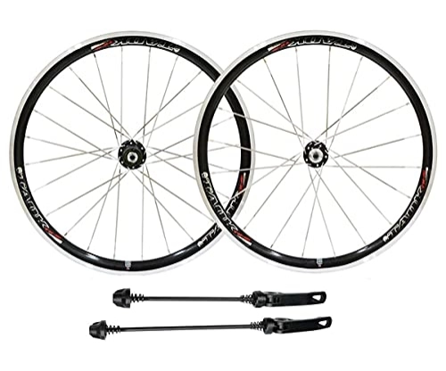 Mountain Bike Wheel : Mountain Bike Wheelset 20inch 451 Rim V Brake Quick Release Wheels 20 / 24H Hub For BMX Folding Bicycle 7 / 8 / 9 / 10 Speed Cassette 1613g (Color : Silver, Size : 451) (Black 451)