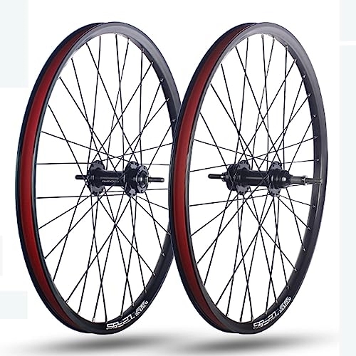 Mountain Bike Wheel : Mountain bike wheelset 26 inch Disc Brake rims Sealed bearing hubs Support 6 / 7 / 8 / 9 speed Rotary freewheel Thru Axle wheel set Front 100mm Rear 135mm