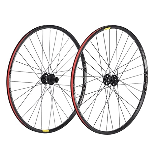 Mountain Bike Wheel : Mountain Bike Wheelset 27.5 / 29" MTB Disc Brake Quick Release Wheels Rim 32H Hub For 7 8 9 10 11 Speed Cassette (Size : 29inch)